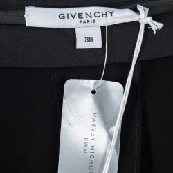 Givenchy Black Lace Trim Skirt Detail Trousers M