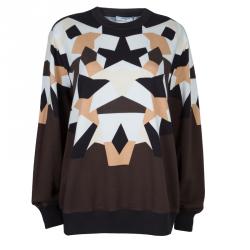Givenchy Graphic Print Knit Sweater M