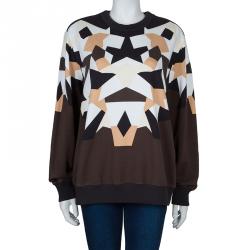 Givenchy Graphic Print Knit Sweater M