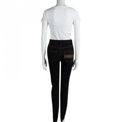 Givenchy Black Denim Straight Fit Jeans M