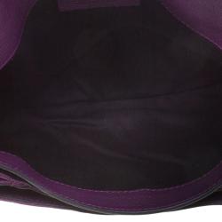 Pre Owned حقيبة كلاتش جيفنشي انفيلوب انتيغونا متوسطة جلد بنفسجية