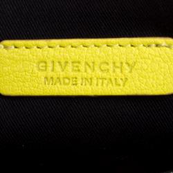 Pre Owned Givenchy Yellow Leather Pouch
