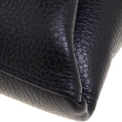 مملوكة مسبقًا Givenchy Black Leather Medium Antigona Envelope Clutch