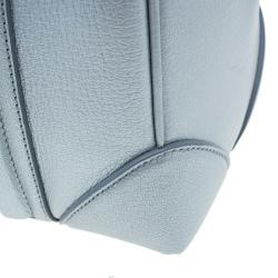 Givenchy Silver Leather Mini Lucrezia Duffel Bag