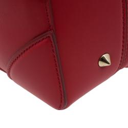 Givenchy Red Leather Medium Lucrezia Duffle Bag