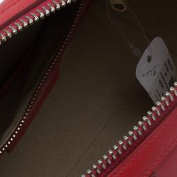 Givenchy Red Leather Medium Lucrezia Duffle Bag