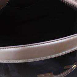 Givenchy Brown Canvas Large Logo Print Hobo