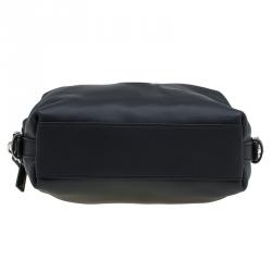 Pre Owned Givenchy Black Leather Micro Nightingale Tote