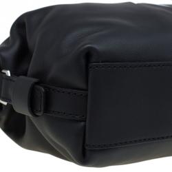 Pre Owned Givenchy Black Leather Micro Nightingale Tote