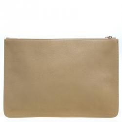 Givenchy Beige Leather Pouch