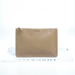 Givenchy Beige Leather Pouch