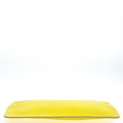 Pre Owned Givenchy Yellow Leather Pouch