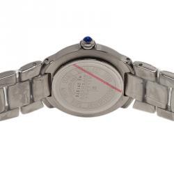 Pre Owned Givenchy Cream Stainless Steel Helanga Women's Wristwatch 26MM