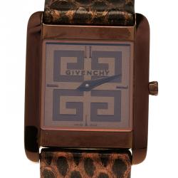 Givenchy Metallic Brown Stainless Steel 5200L/21 Women's Wristwatch 27MM