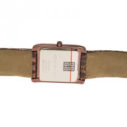 Givenchy Metallic Brown Stainless Steel 5200L/21 Women's Wristwatch 27MM