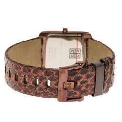 Givenchy Metallic Brown Stainless Steel 5200L/21 Women's Wristwatch 27MM