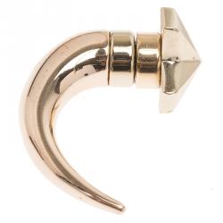 Givenchy Small Shark Tooth Star Gold and Silver Tone Single Earring