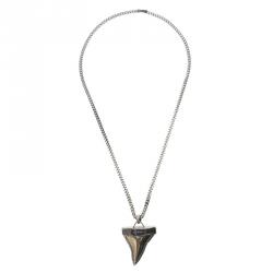Givenchy Shark Tooth Gold and Silver Tone Necklace
