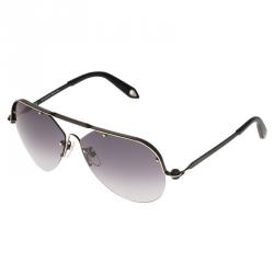 Pre Owned نظارة جيفنشى شيلد SGVA51 فضى وأسود