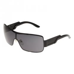 Pre Owned Givenchy Black SGV323V Shield Sunglasses