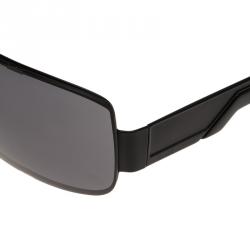 Pre Owned Givenchy Black SGV323V Shield Sunglasses