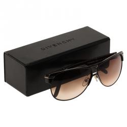 Givenchy Brown SGV357 Round Sunglasses