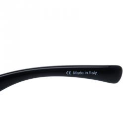 Pre Owned Givenchy Black SGV 661S Shield Sunglasses