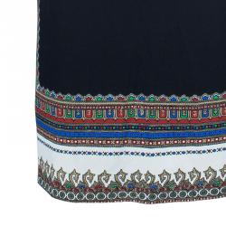 Givenchy Multicolored Scarf Print Skirt M