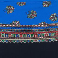 Givenchy Multicolored Scarf Print Skirt M