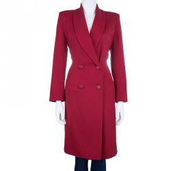 Pre Owned Givenchy Couture Double Breasted Blazer Coat M