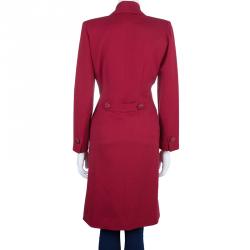 Pre Owned Givenchy Couture Double Breasted Blazer Coat M