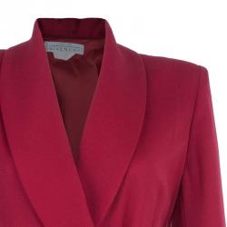 Pre Owned Givenchy Couture Double Breasted Blazer Coat M