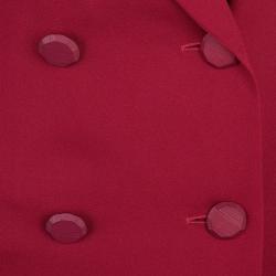 Pre Owned Givenchy Couture Double Breasted Blazer Coat M