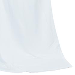 Pre Owned Givenchy White Ruche Waist Side Slit Crepe Jersey Gown M