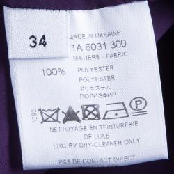 Givenchy Purple Ruffle Top S