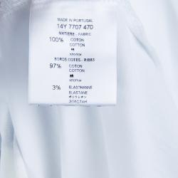 Givenchy White Graphic Print Crew Neck T Shirt L