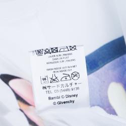 Givenchy White Graphic Print Crew Neck T Shirt L