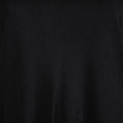 Pre Owned Givenchy Black Knit Drop Waist Short Sleeve Maxi Dress M