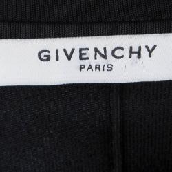 Pre Owned Givenchy Black Knit Drop Waist Short Sleeve Maxi Dress M