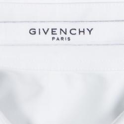 Givenchy White Cotton Button Front Long Sleeve Oversized Shirt S