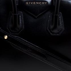 مملوكة مسبقًا حقيبة جيفنشي ميني أنتيغونا جلد أسود