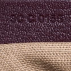 Pre Owned Givenchy Burgundy Leather Mini Antigona Satchel