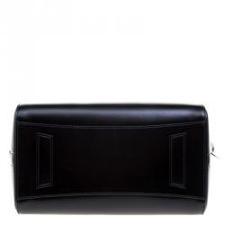 Pre Owned Givenchy Black Leather Small Antigona Satchel