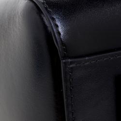 Pre Owned Givenchy Black Leather Small Antigona Satchel