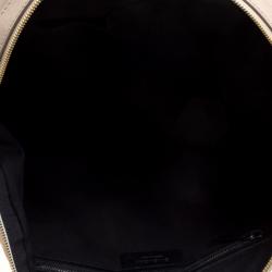 Pre Owned Givenchy Beige Croc Embossed Leather Medium Nightingale Tote