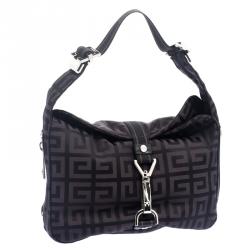 مملوكة مسبقًا Givenchy Dark Brown Nylon Signature Bag