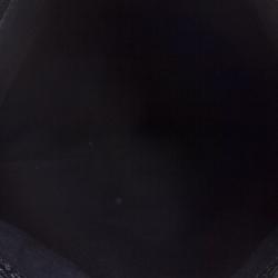 Pre Owned Givenchy Black Croc Embossed Leather Folded Chain Clutch