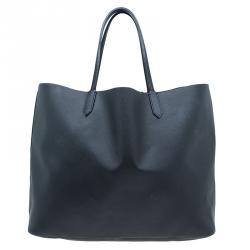 مملوكة مسبقًا Givenchy Black Coated Canvas Dog Print Large Shopper Tote 