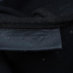 مملوكة مسبقًا Givenchy Black Coated Canvas Dog Print Large Shopper Tote 