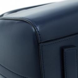 Pre Owned حقيبة جيفنشي أنتيغونا جلد أزرق داكن صغيرة